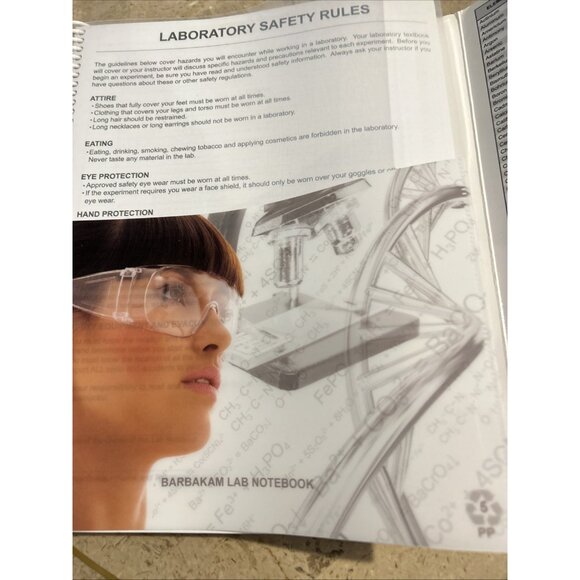 BARBAKAM Lab Notebok 100 Carbonless Pages Spiral Bound(Copy Pg Perforated) - Picture 4 of 5